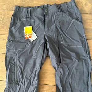 Brand New Eddie Bauer Gray Performance Capri Pant Women's Size Medium